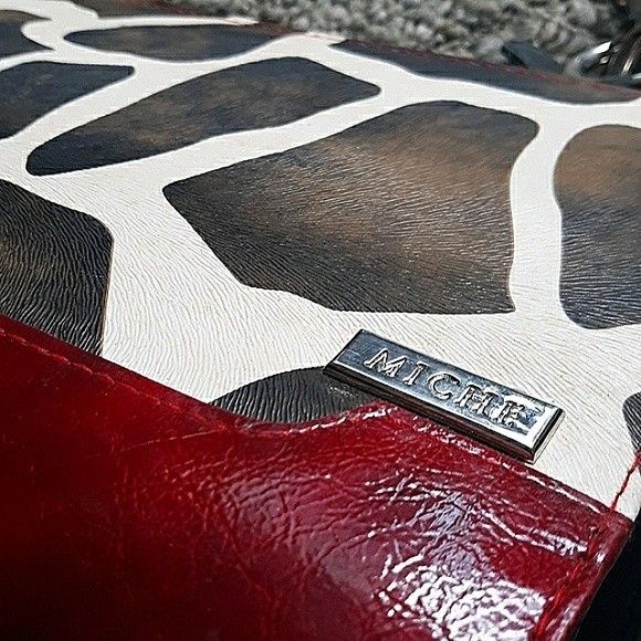 Interchangeable Miche Handbag Purse Shell Animal Giraffe - Picture 2 of 10